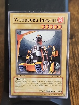 Woodborg Inpachi - 1st Edition - Yugioh Fire Monster - Vintage-image