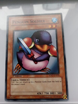Penguin Soldier 5ds2-en005. 1st Edition Rare Yugioh Card -image