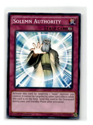 Solemn Authority - LC5D-EN197 1st Edition - YuGiOh-LP-image
