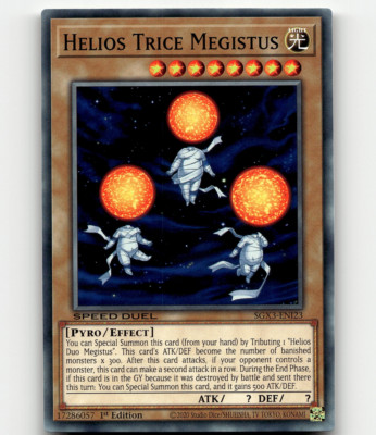 Yugioh Helios Trice Megistus Speed Duel GX: Duelists of Shadows-image