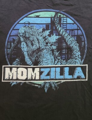 Momzilla T Shirt Blue XL Short Sleeve Cotton Funny Mothers Day Gift-image