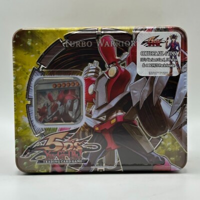 Yugioh 5D's 2008 Turbo Warrior Collectors Tin - Brand New Factory Sealed-image