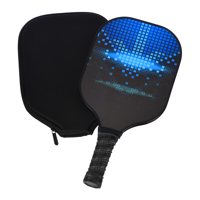 Graphite Pickleball Paddle Set Carbon Fiber Polymer Core with Protective Cover-image