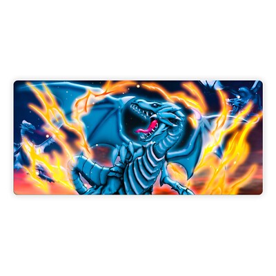 Blue Dragons Lightning Burst Stream Mousepad | Yu-Gi-Oh! | Non Slip-image