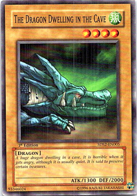 The Dragon Dwelling In The Cave 5DS2-EN005 Yu-Gi-Oh! Light Play 1st Edition-image