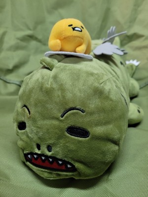 GODZILLA x GUDETAMA Jumbo 19 in./48 cm. Plush​ Toy​ New w/ TAG-image