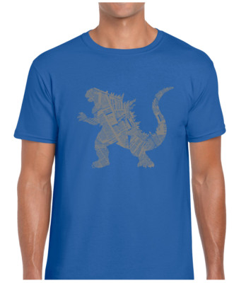 Kaiju 1 Funny Cool Godzilla Design Monster Retro Unisex T-Shirt-image