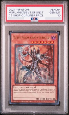 PSA 10 Masterful Magician YuGiOh English 2024-EN004 Servant of Sanctuary 2024-image