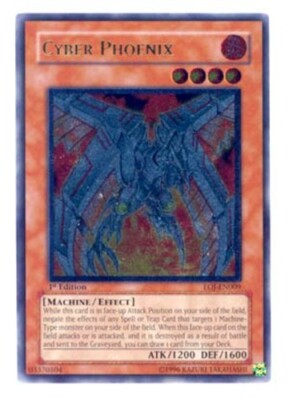 Cyber Phoenix - EOJ-EN009 - Ultimate Rare - 1st Edition NM YuGiOh!  Booster Set -image