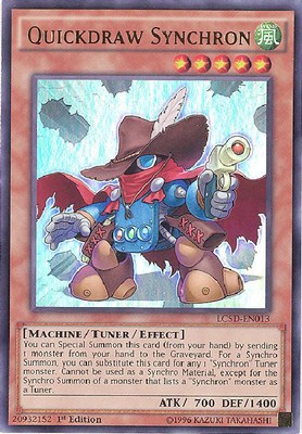 Yu-Gi-Oh Card - LC5D-EN013 - QUICKDRAW SYNCHRON (ultra rare holo) - NM/Mint-image