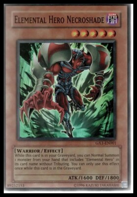 GX Duel Academy GBA Promo #GX1-EN001 Elemental Hero Necroshade-image