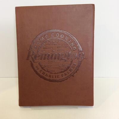 Remington Camp Cooking Charlie Palmer 2013 Leather Signed Autographed Signature-image
