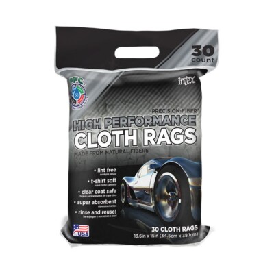 Precision-Fiber Cloth 12.5 In. x 16 In. Paint & Cleaning Rags (30 Count)-image