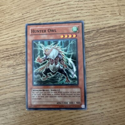 Yugioh Hunter Owl GX03-EN002 Super Rare LP-image