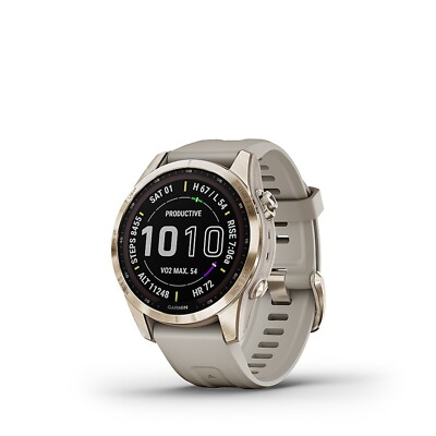 Garmin Fēnix 7S Sapphire Solar GPS Smartwatch 42 mm Fiber reinforced polymer-image