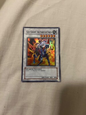 Yu-Gi-Oh! TCG Gaia Knight, the Force of Earth Yu-Gi-Oh! 5D's 5DS1-EN042 1st...-image
