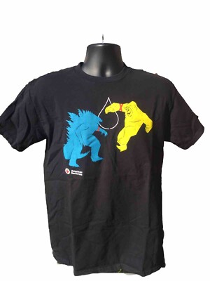 American Red Cross T-Shirt Godzilla King Kong Size Medium-image