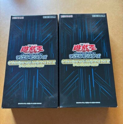 Yugioh Card Display Case Set Japanese Konami Satellite Shop set of 2 ro-image