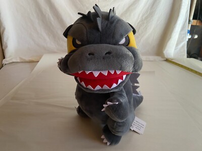 12.5 Inch Godzilla Plush Toy Roaring Pose Gray Stuffed Plush NWT-image