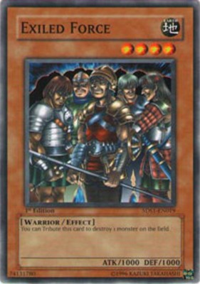 Exiled Force - 5DS1-EN019 - Common - 1st Edition Near Mint 5D's Starter Deck-image