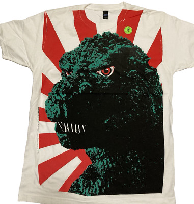 Godzilla 2013 Rising Sun Big Print T-Shirt L New Cnd Unworn-image