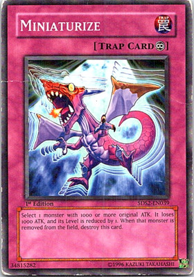 Miniaturize 5DS2-EN039 Yu-Gi-Oh! Heavy Play 1st Edition-image