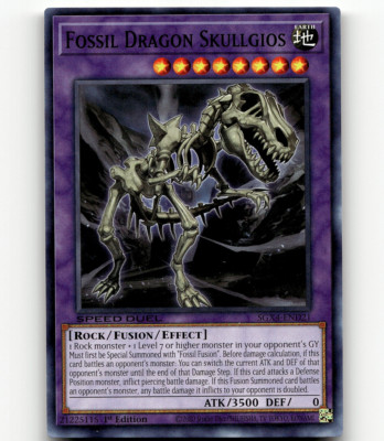 Yugioh Fossil Dragon Skullgios - Speed Duel GX: Midterm Destruction-image