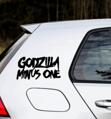 Godzilla Minus One Vinyl Decal Iron On Multi Colour Kaiju  Car, Window, Shirt-image