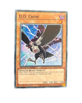 D.D. Crow SGX3-ENF10 Speed Duel GX: Duelists of Shadows 1st Edition-image