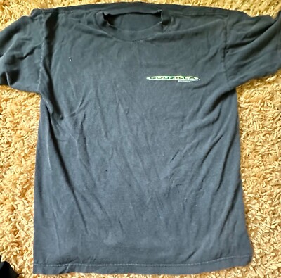 Godzilla 1998 Movie & Book Tie-In Promo T-shirt XL RARE!-image
