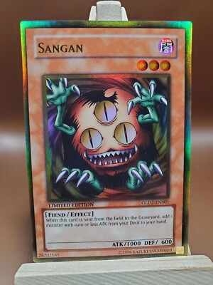 VLP/NM Yugioh Sangan GLD2-EN001 Ultra Rare LIMITED EDITION-image
