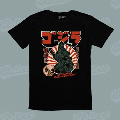 NEW UNISEX Kids Adult MEN WOMEN Retro Japan Japanese Godzilla T-REX Cool T-Shirt-image