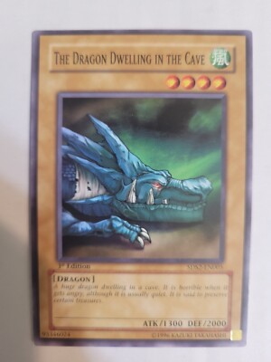 The Dragon Dwelling In The Cave 5DS2-EN005 Yu-Gi-Oh! Light Play LP 1st Edition-image