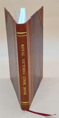 Royal Victoria cook book 1900 [Leather Bound]-image