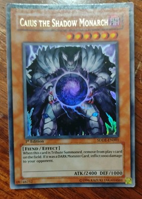 Yugioh Caius The Shadow Monarch DL15-EN006 - Duelist League Purple Rare - LP-image