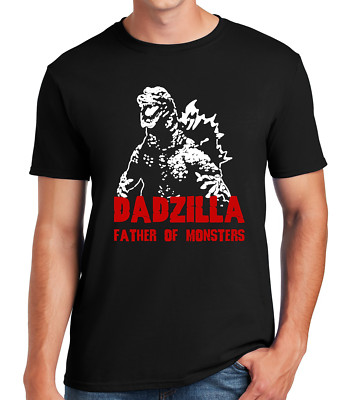 NEW Dadzilla Father of Monsters Godzilla Gildan Soft T-Shirt Dads-image