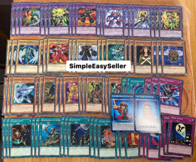 🔥 Yugioh Elemental HERO 80 Card DECK CORE SPEED DUEL GX SGX1 & SKILL CARDS 🔥-image