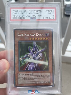 YUGIOH! 2006 Dark Magician Knight ROD-EN001 PSA 9 Mint-image