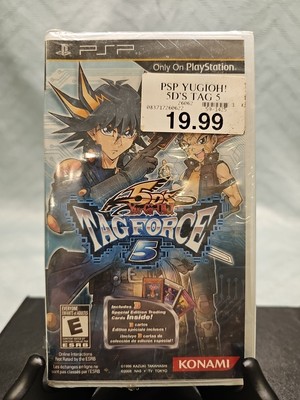 Yu-Gi-Oh! 5D's Tag Force 5, PSP BRAND NEW SEALED TOYS R US CARDS INCLUDED RARE-image