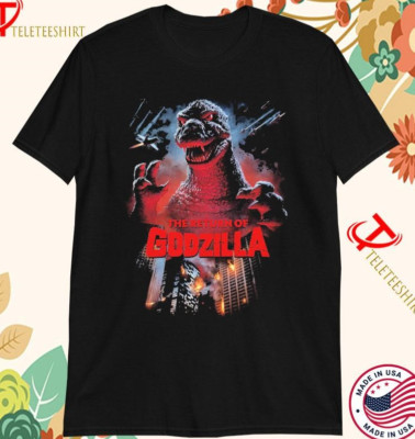 The Return Of Godzilla 40Th Anniversary T-Shirt Size S-5Xl-image