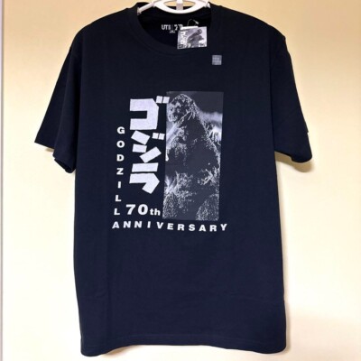 JP film Godzilla 70th Anniversary black short sleeved t-shirt new with tags-image