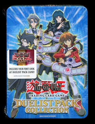 Yugioh GX Zane Duelist Pack Collection Tin Sealed-image