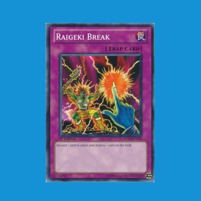 1996 Yu-Gi-Oh! 1st Edition Raigeki Break 5DS3-EN032 Common-image