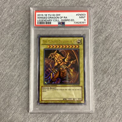 2013 Yu-Gi-Oh! The Winged Dragon of Ra LC01-EN003 Ultra Rare PSA 9-image