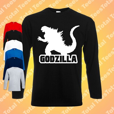 Godzilla Long Sleeve T-Shirt | Kaiju | Monster | Daikaiju | Horror | Cult | King-image