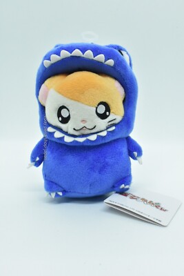 Godzilla x Hamtaro Collab Godziham-kun Plush Doll Stuffed Toy Blue S 13.5cm-image