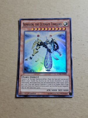 Sephylon, the Ultimate Timelord - LC5D-EN229 - Super Rare-1st Edition -YuGiOh-LP-image