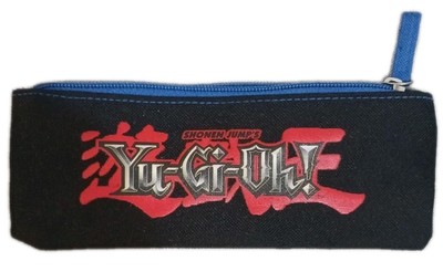 YU-GI-OH! Shonen Jumps Vintage 1998 Zip Up Black Pencil Pouch Carrying Case-image