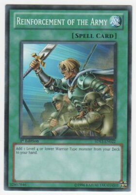 Reinforcement of the Army - 5DS3-EN022 - Common - 1st Edition x3 - Lightly Playe-image
