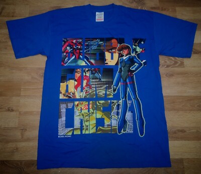 Deadstock! Vintage Manga Bubblegum Crisis Cyberpunk Anime JVC AIC Promo T Shirt-image